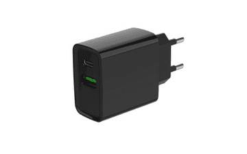 Gembird Brzi USB punjač s 2 priključka od 20 W | TA-UC-PDQC20-01-BK