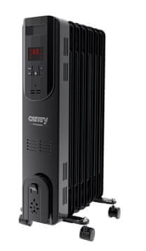 Camry | Uljni radijator s daljinskim upravljačem | CR 7812 | Uljni radijator | 1500 W | Broj razina snage 3 | Crni