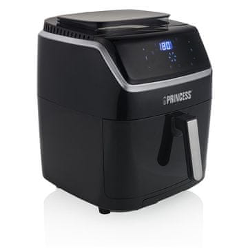 Princess Steam Aerofryer | 182080 | Snaga 1700 W | Kapacitet 6,5 L | Crna