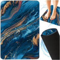Ruhhy Brzosušeći perivi tepih za kupaonicu 80x50cm XXL plave boje