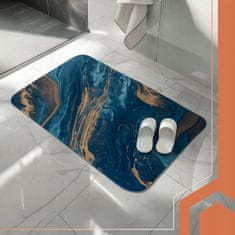 Ruhhy Brzosušeći perivi tepih za kupaonicu 80x50cm XXL plave boje