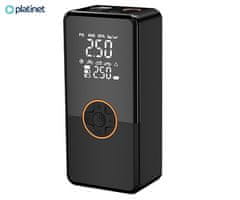 Platinet PMPBTP Mini 4u1 powerbank punjiva baterija, starter baterija, kompresor, crna