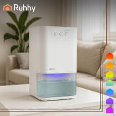 Ruhhy LED RGB 36W odvlaživač zraka i upijač vlage 1400ml bijela