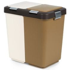 Artemis Dvokomorna kanta za otpad, podijeljena za odvajanje, 2x10L