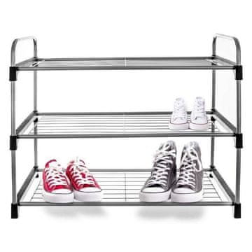 Orion Metalni stalak za cipele s 3 razine 65,5x30x54 cm
