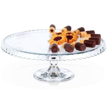 Orion Stakleni stalak za torte na nozi od 32 cm