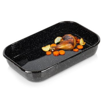 Orion Pravokutna emajlirana tava za pečenje 4,8 l, 38x24,5x7 cm