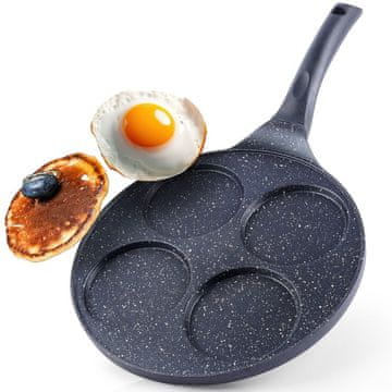 Orion Granitna posuda za jaja s 4 rupe GRANDE 27 cm