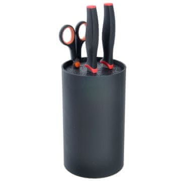 Orion Stalak za noževe crni BLACK 18 cm