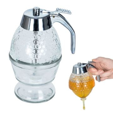 Orion Stakleni dozator meda 250 ml