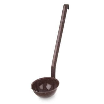 Orion Kutlača od smeđe emajla SMEĐA 170 ml, 35 cm
