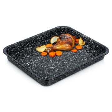 Orion Pravokutna granitna pećnica GRANDE 4 l, 39,5x33,5x4,5 cm