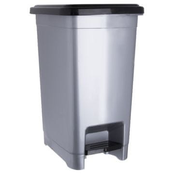 Orion Uska plastična kanta za otpad s pedalom, 15 l
