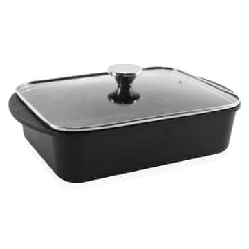 Orion Granitna tava za pečenje s pravokutnim poklopcem GRANDE 4,4 l, 35x22,5 cm