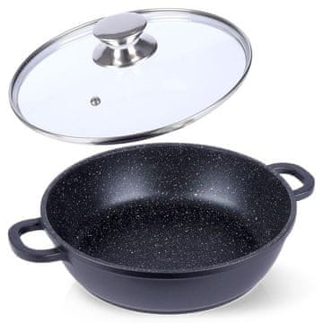 Orion Granitna tava sa staklenim poklopcem GRANDE 24 cm