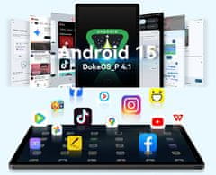 Blackview Mega 3 tablet, 30,7 cm (12,1), 4G LTE, 12 GB + 256 GB, Android, svemirsko siva