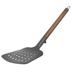 Orion Termoplastična kuhinjska lopatica, ažurna, DRVENA, 34,5 cm