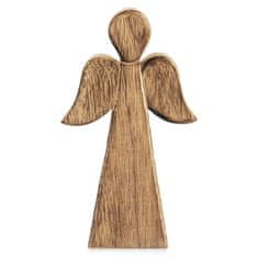 Artemis Drvena figurica anđela Anđeo Dekorativna Ornamentalna Stojeća Figura 24 cm