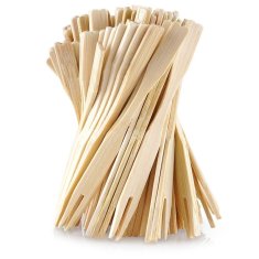 Excellent Houseware Bambusove vilice za grickalice 100 kom.