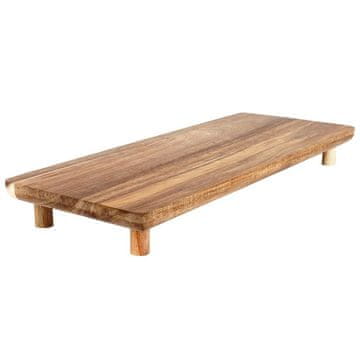 Vilde Drvena daska za posluživanje na nogama 36x14,5 cm