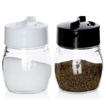 Excellent Houseware Staklene soljenke i paprenke 2 kom.