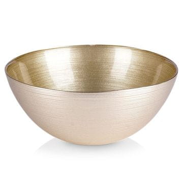 Vilde Zlatna staklena zdjela 21 cm, 1,7 l