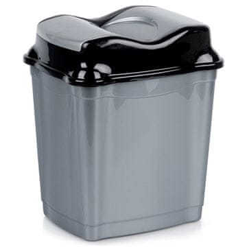 Orion Siva plastična kanta za otpad 16 l