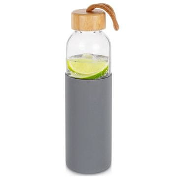 Vilde Staklena boca za vodu sa silikonskim poklopcem 500 ml