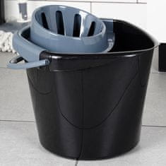 Artemis Univerzalna plastična kanta za mop s cjediljkom za krpu i trake 10L