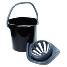 Artemis Univerzalna plastična kanta za mop s cjediljkom za krpu i trake 10L