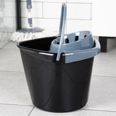 Artemis Univerzalna plastična kanta za mop s cjediljkom za krpu i trake 10L