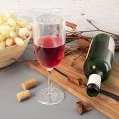 Artemis Plastična čaša za piće vina ili vode, nelomljiva, za višekratnu upotrebu, 320 ml