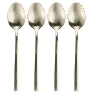 Excellent Houseware Zlatne čelične čajne žličice, 4 kom.