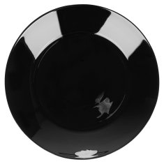 Artemis 6x Veliki ravni tanjur za večeru za set crnih tanjura
