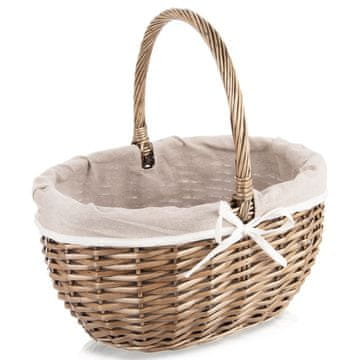 Orion Pletena košara za piknik 40x31x40 cm