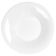 Artemis 6x Veliki duboki tanjuri za juhu, set bijelih tanjura
