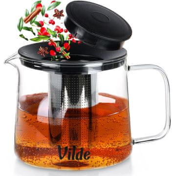 Vilde Čajnik od termootpornog stakla s infuzerom 1,5 l