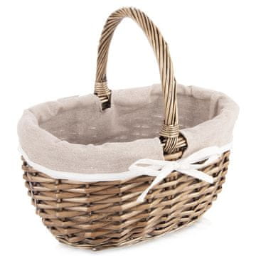 Orion Pletena košara za piknik 32,5x24x32 cm