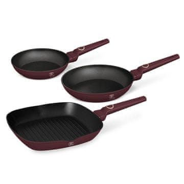 Berlingerhaus SET OD 3 TITANSKIH TAVA BERLINGER HAUS BH-8049 LEONARDO