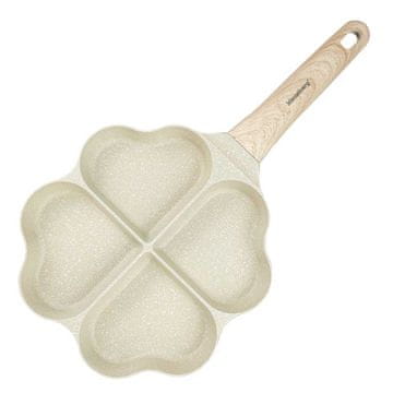 KLAUSBERG KB-7819 MRAMORNI PALAV ZA PALAČINKE S JAJETOM, 4 DIJELA, SRCE