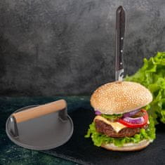 BRUNBESTE PREŠA OD LIJEVANOG ŽELJEZA ZA ROŠTILJANJE BURGERA, ODRESKA, MESA 2661