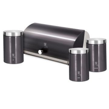 Berlingerhaus Kutija za kruh sa setom posuda BERLINGER HAUS BH-6732 CARBON PRO
