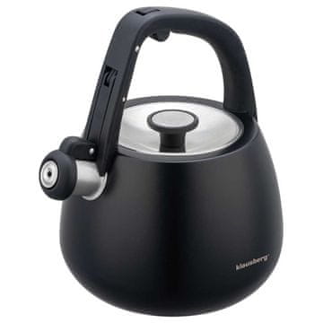 KLAUSBERG ČELIČNI KUHALO ZA VODU S ZVIŽDALJKOM 2,5 L KB-7774
