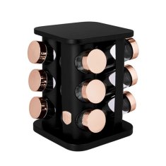 Berlingerhaus Rotirajući stalak za začine 12 posuda BERLINGER HAUS BH-8559 BLACK ROSE