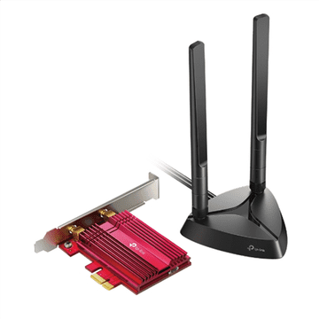 TP-Link | AX3000 Wi-Fi 6 Bluetooth 5.0 PCIe adapter | TX3000E | 2.4GHz/5GHz | Vrsta antene: 2x vanjske antene visokog pojačanja | 574+2402 Mbit/s