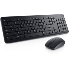 DELL | Tipkovnica i miš | KM3322W | Set tipkovnice i miša | Bežični | Baterije uključene | SAD | Crna | Bežična veza