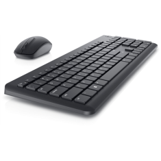 DELL | Tipkovnica i miš | KM3322W | Set tipkovnice i miša | Bežični | Baterije uključene | SAD | Crna | Bežična veza