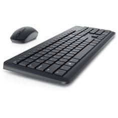 DELL | Tipkovnica i miš | KM3322W | Set tipkovnice i miša | Bežični | Baterije uključene | SAD | Crna | Bežična veza