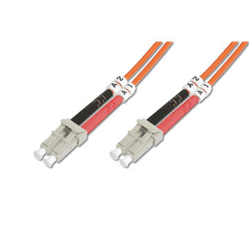 Digitus | Bakreni kabel | Optička veza | Muški | LC višemodni | Muški | LC višemodni | Narančasti | 3 m