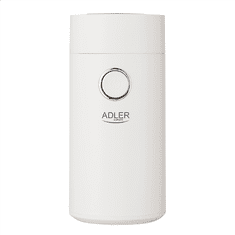 Adler | AD 4446ws | Mlinac za kavu | 150 W | Kapacitet zrna kave 75 g | Broj šalica kom | Bijela